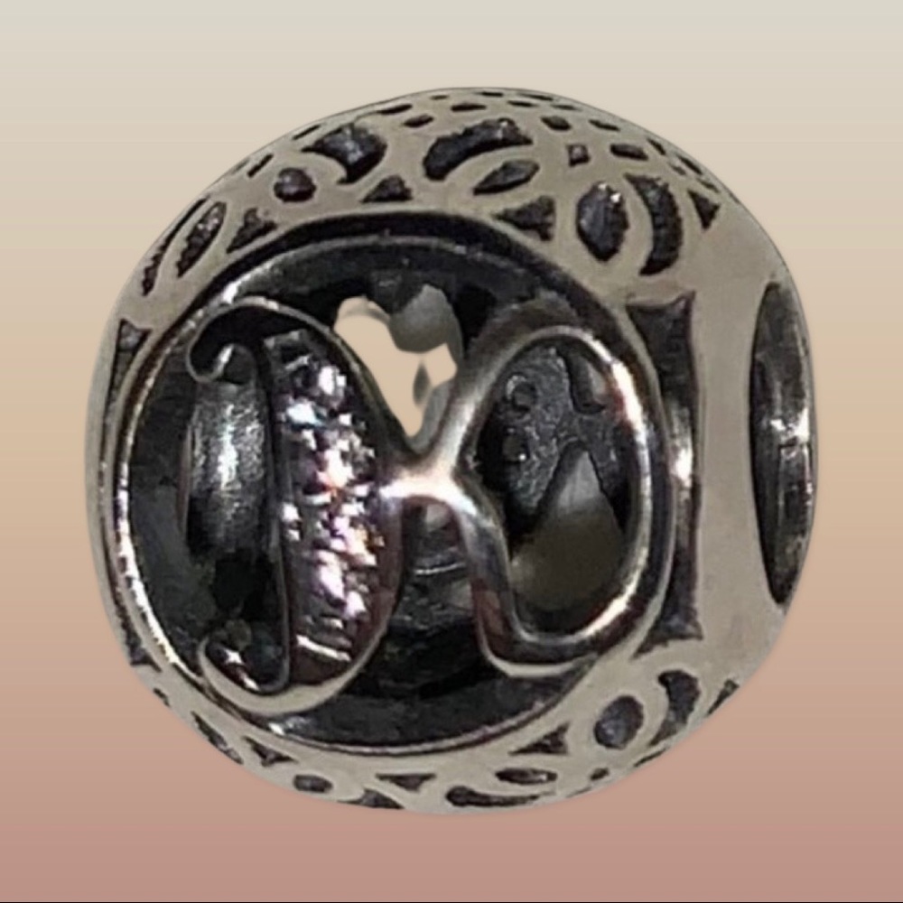 Pandora Letter ‘K’ Charm Rhinestones .925